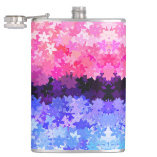 Petaca Orgulloso Floral Retro Quirky Boho Omnisexual