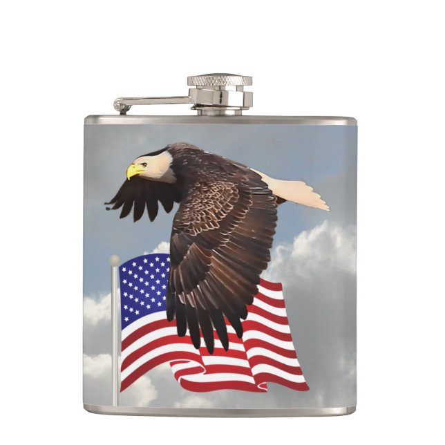 PETACA ORGULLOSO SER UN AMERICANO (Anverso)