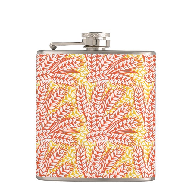 Petaca Ornamento con los oídos del trigo (Anverso)