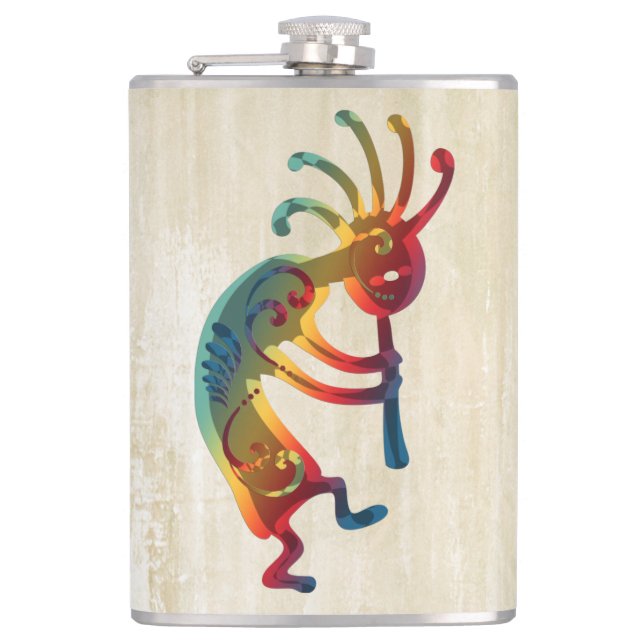 Petaca Ornamentos de KOKOPELLI + tus ideas (Anverso)