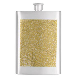 Petaca ORO PURO Patrón de salpicaduras + tu texto / foto