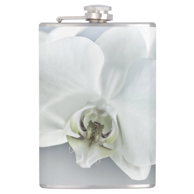 Petaca Orquídea Phalaenopsis Blanca (Anverso)