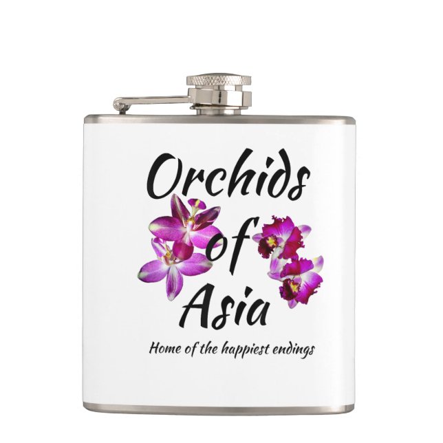 Petaca Orquídeas de Asia (Anverso)