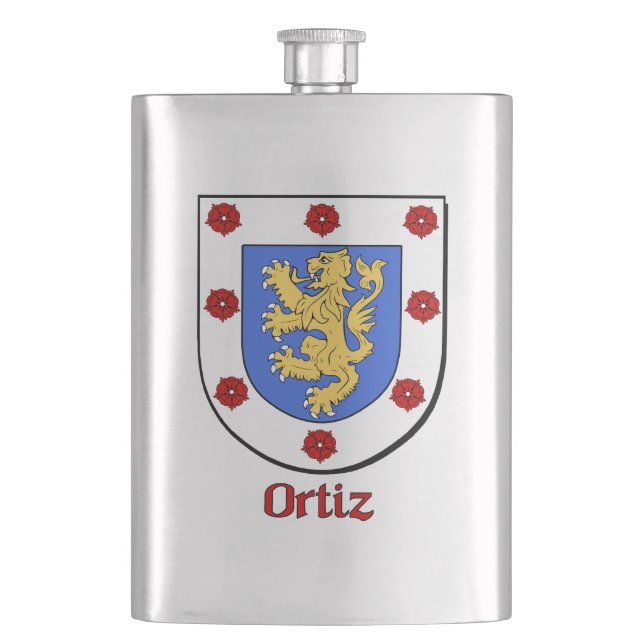 Petaca Ortiz Heraldic Shield (Anverso)