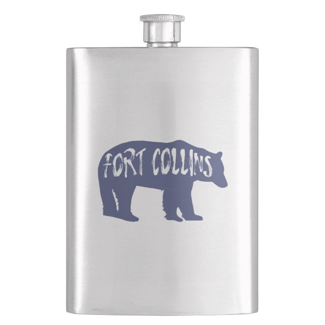 Petaca Oso de Fort Collins Colorado (Anverso)