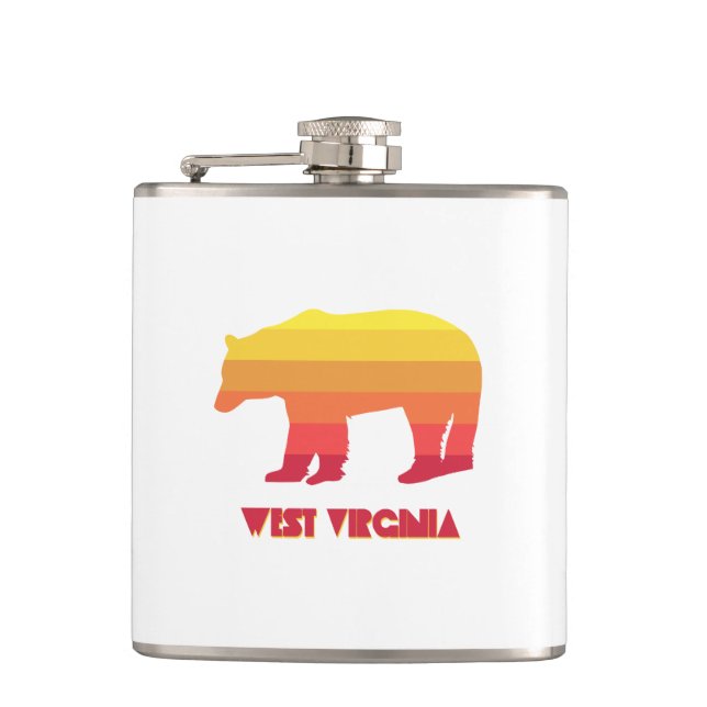 Petaca Oso de Virginia Occidental (Anverso)