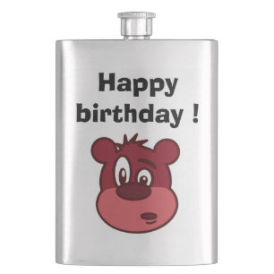 PETACA OSO "FELIZ CUMPLEAÑOS"