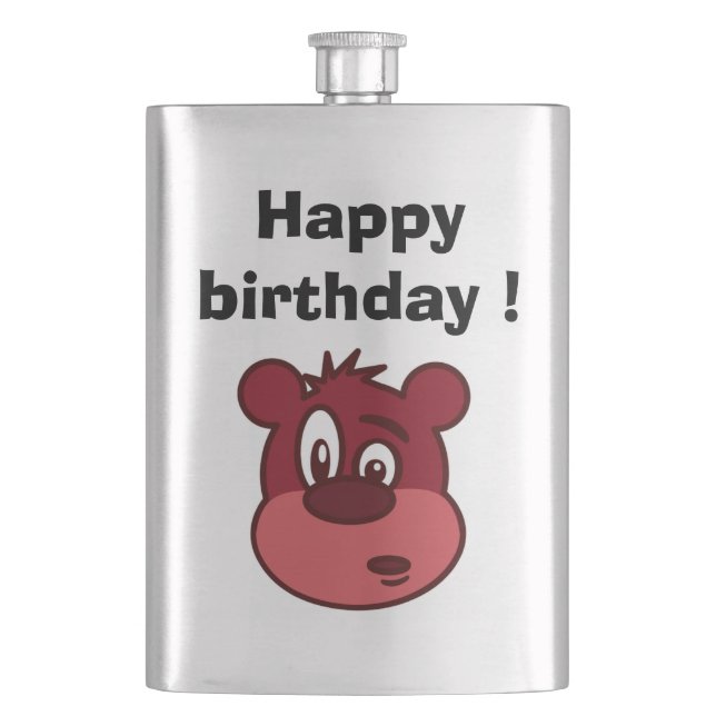 PETACA OSO "FELIZ CUMPLEAÑOS" (Anverso)