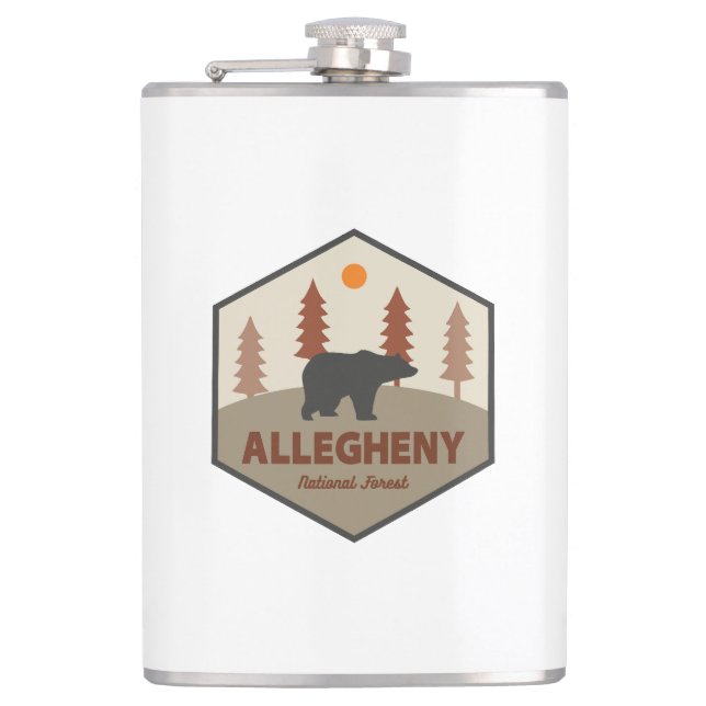 Petaca Oso Forestal Nacional de Allegheny (Anverso)