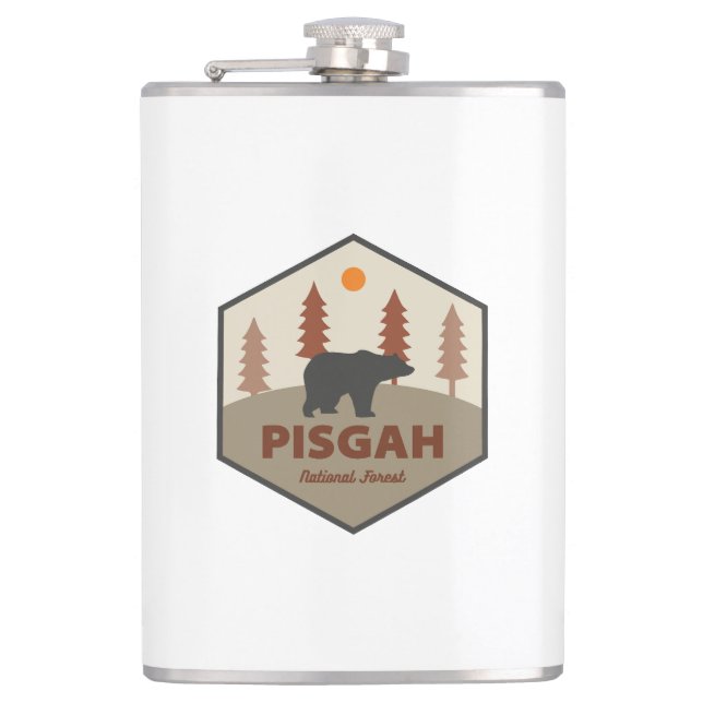 Petaca Oso Forestal Nacional de Pisgah (Anverso)