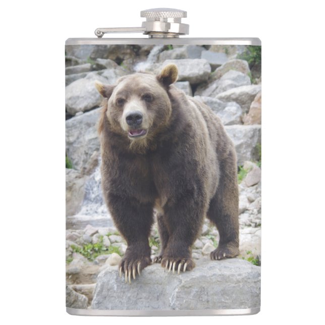 Petaca Oso Kodiak (Anverso)