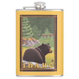 Petaca Oso negro en el bosque - Idaho