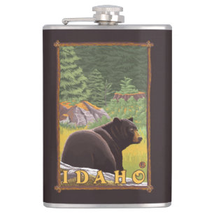 Petaca Oso negro en el bosque - Idaho