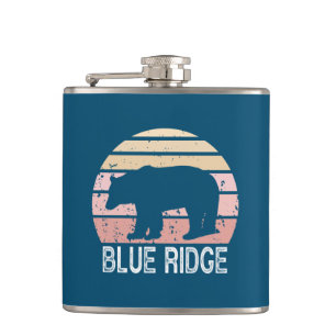 Petaca Oso Retro De Ridge Azul