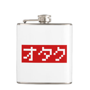 Petaca OTAKU 8 bits BLOQUE japonés de Katakana