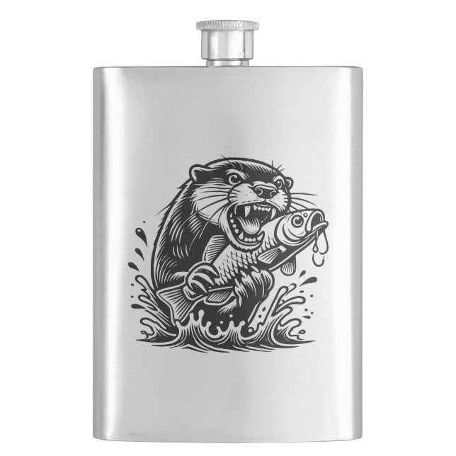 Petaca Otter (Anverso)