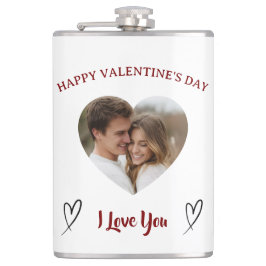 Petaca Our Love Custom Photo Valentine’s Day Flask