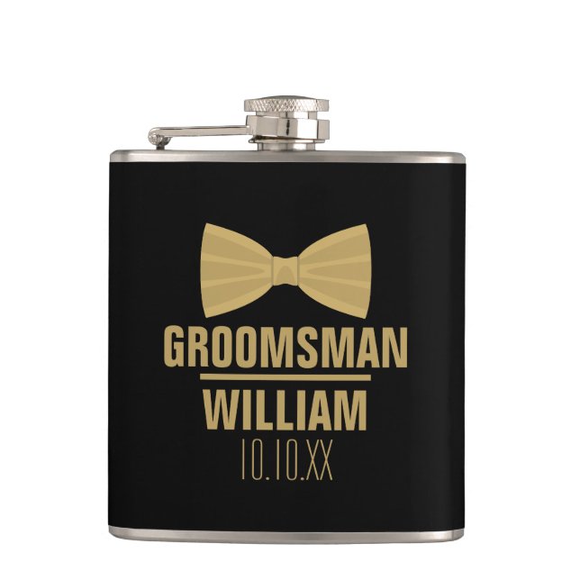 Petaca Padrino de Boda Personalizado (Anverso)