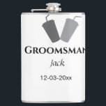 Petaca Padrino personalizado con nombre SIMPLE MINIMAL<br><div class="desc">diseño</div>