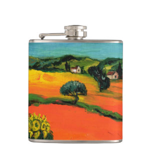 PETACA PAISAJE DE TOSCANA CON SIMPATIZANTES
