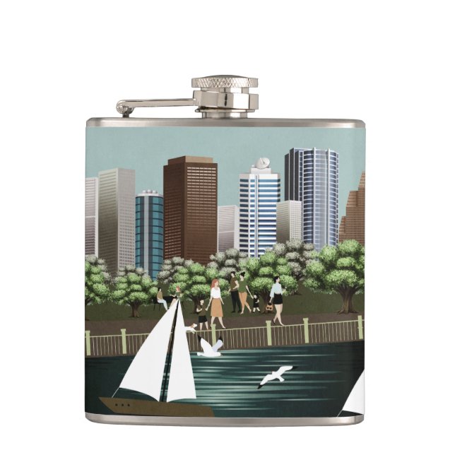 Petaca Paisaje urbano (Anverso)