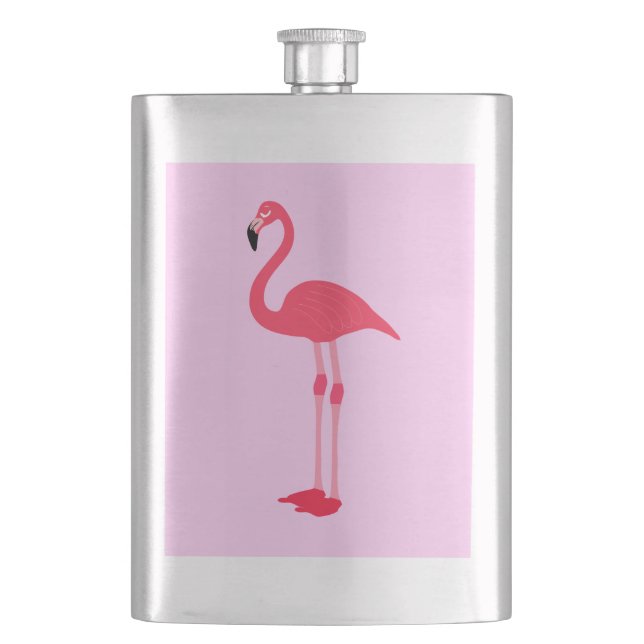 Petaca Pájaro Flamingo Rosa-64305 (Anverso)