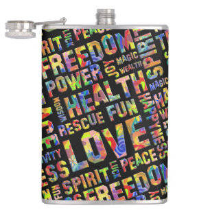 Petaca Palabras Del Modo Espíritu / Pensamiento Positivo 