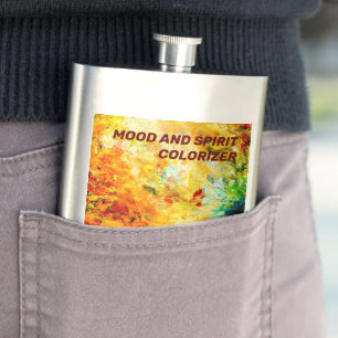 Petaca Paleta de artista colorida