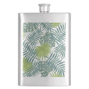 Petaca Palm Tree Fronds Pintando Hawaian