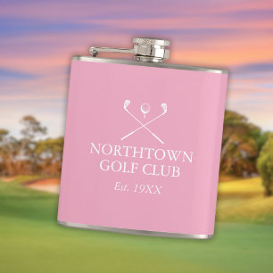 Petaca Palo de golf personalizado rosa