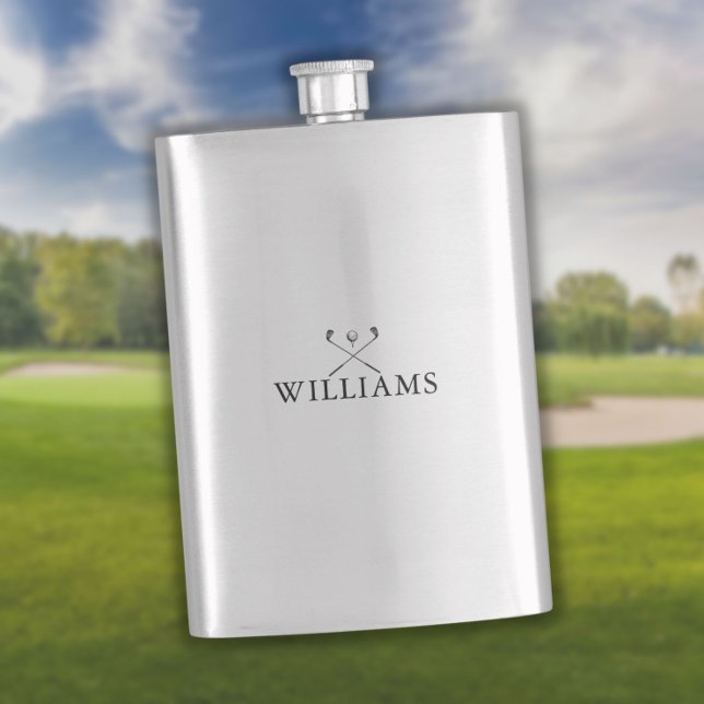 Petaca Palos de Golf Personalizados Modernos (Subido por el creador)
