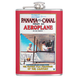 Petaca Panamá y el poste del promo de la película del