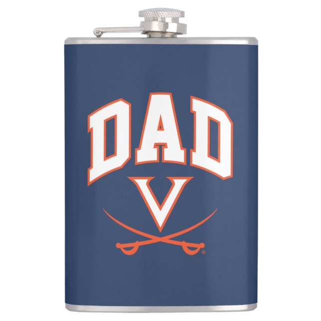 Petaca Papá de los Virginia Cavaliers (Anverso)