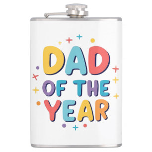 Petaca Papá del año - Gracioso regalo del Día del Padre