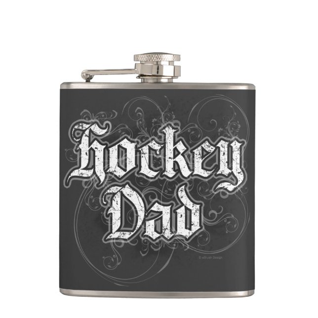 Petaca Papá hockey (Anverso)