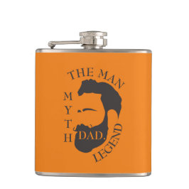 Petaca Papá Legendario El Hombre Mito Regalo de Tributo a