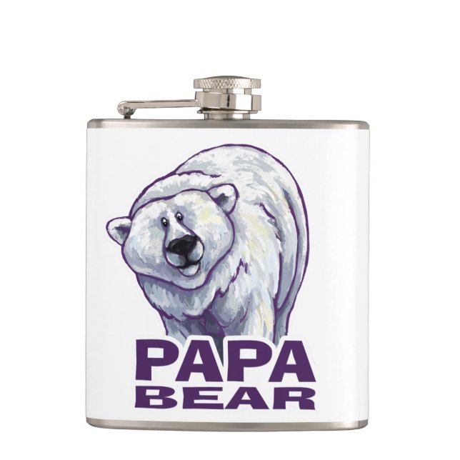 Petaca Papa Polar Bear (Anverso)
