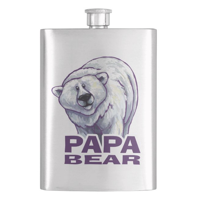 Petaca Papa Polar Bear (Anverso)