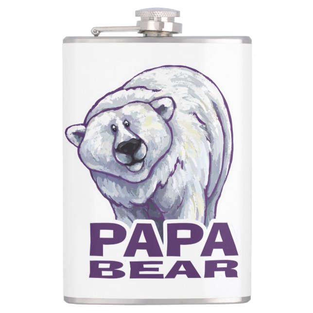 Petaca Papa Polar Bear (Anverso)