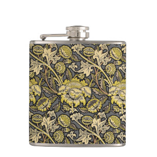 Petaca Papel pintado floral de William Morris Wey Arts Cr