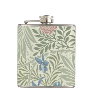 Petaca Papel pintado floral Larkspur de William Morris