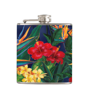 Petaca Paraíso Tropical Flamengo De Hawái