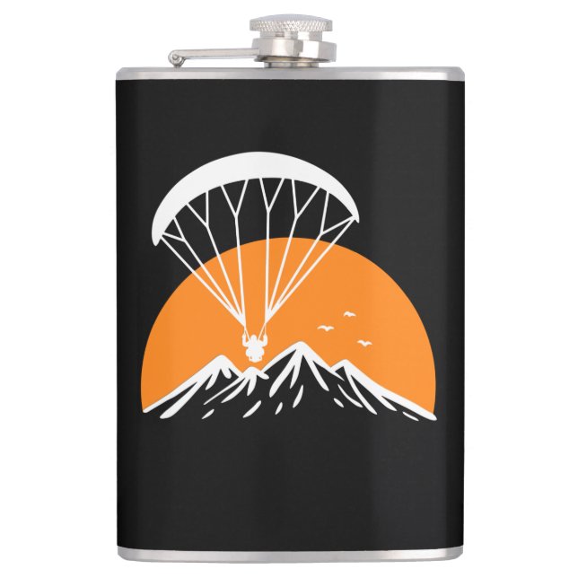 Petaca Paramotoring Retro Vintage (Anverso)