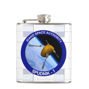 Petaca Parche de misión de satélite Idaho Spudnik