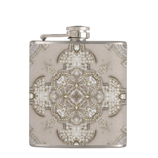 Petaca parís vintage moderno moda elegante beige gris