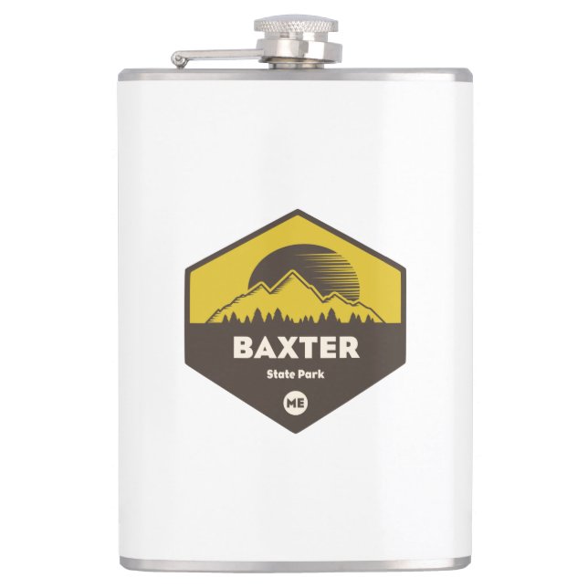 Petaca Parque Estatal Baxter, Maine (Anverso)