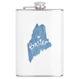 Petaca Parque Estatal Baxter Maine Wood Grain