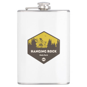 Petaca Parque Estatal Hanging Rock, Carolina del Norte