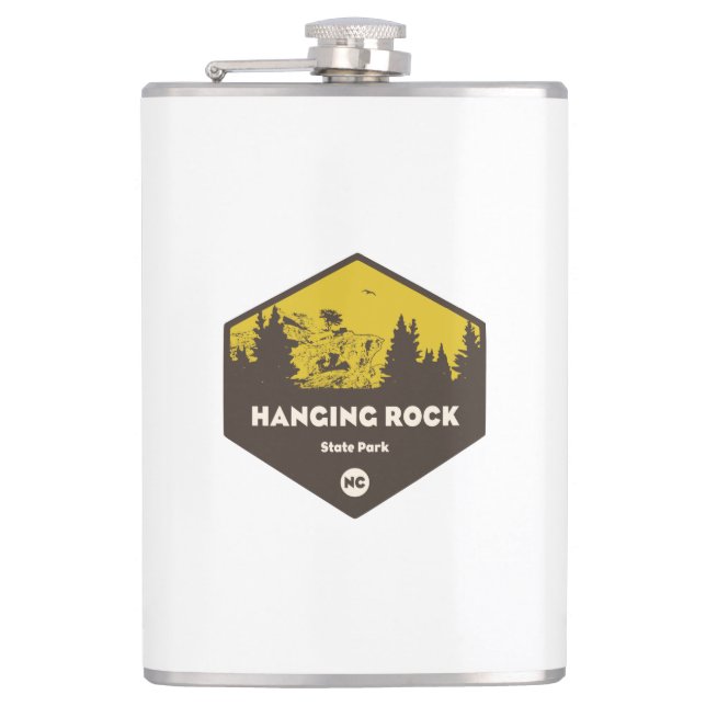 Petaca Parque Estatal Hanging Rock, Carolina del Norte (Anverso)