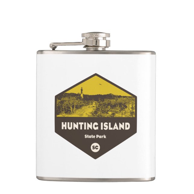 Petaca Parque Estatal Hunting Island Carolina del Sur (Anverso)